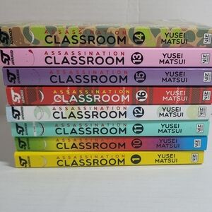 8 Assassination Classroom MANGA #10-#16 & #1 Yusei Matsui paperback books
